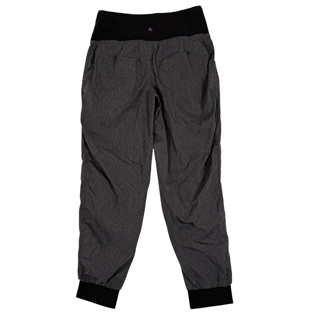 Prana Summit Jogger Pants Womens Small Black Gray Heathered 1963671 Hiking Yoga - Picture 3 of 7